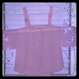 Off the shoulder top with straps